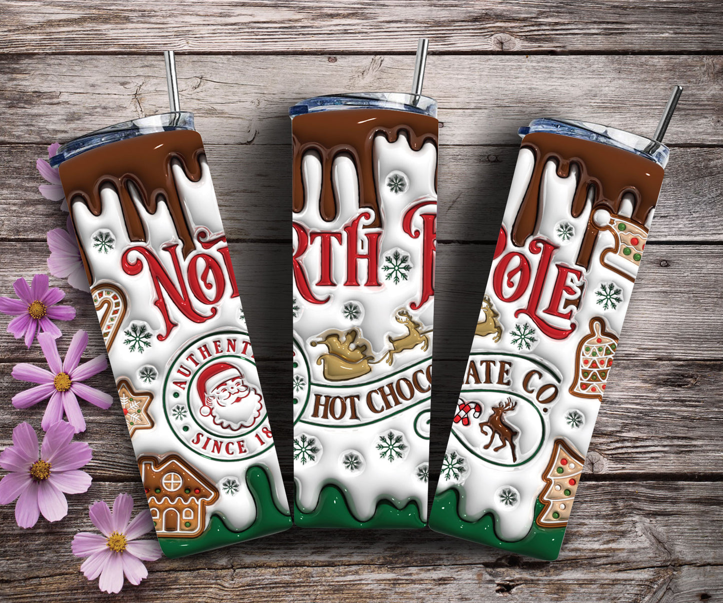 North Pole Hot Chocolate Co 20 oz tumbler