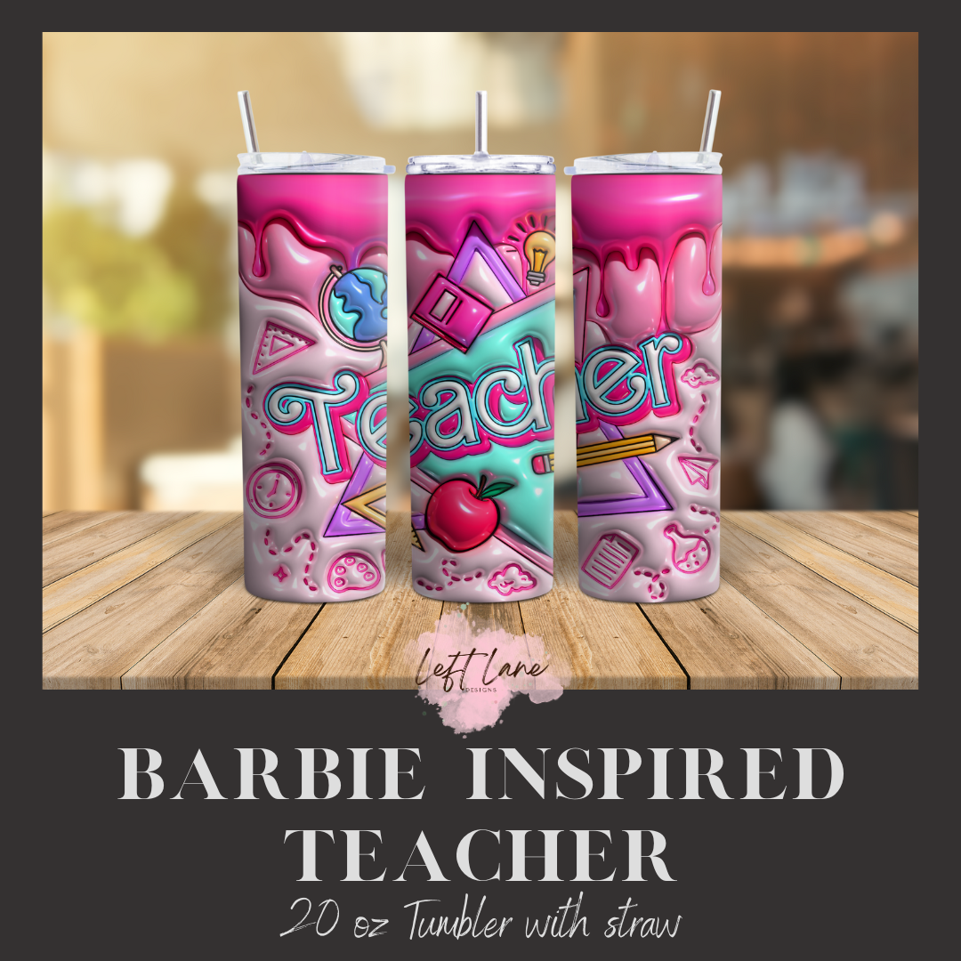 Barbie Teacher 20 oz Tumbler