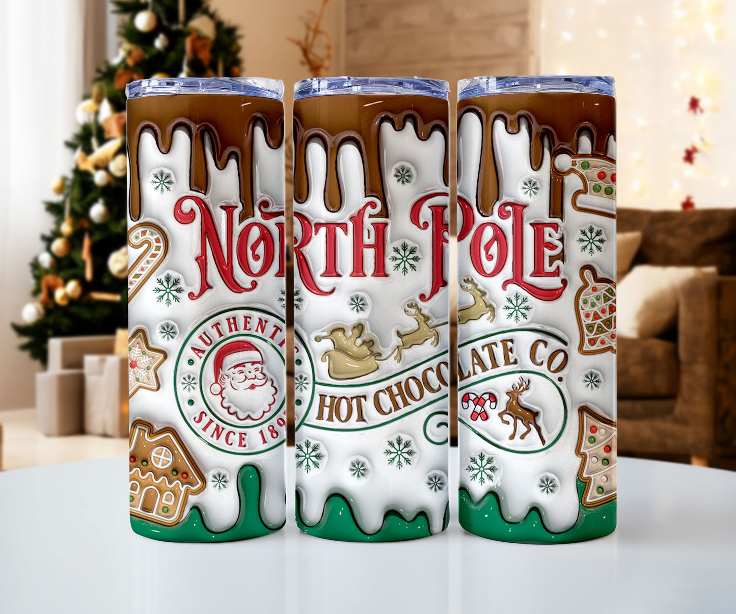 North Pole Hot Chocolate Co 20 oz tumbler