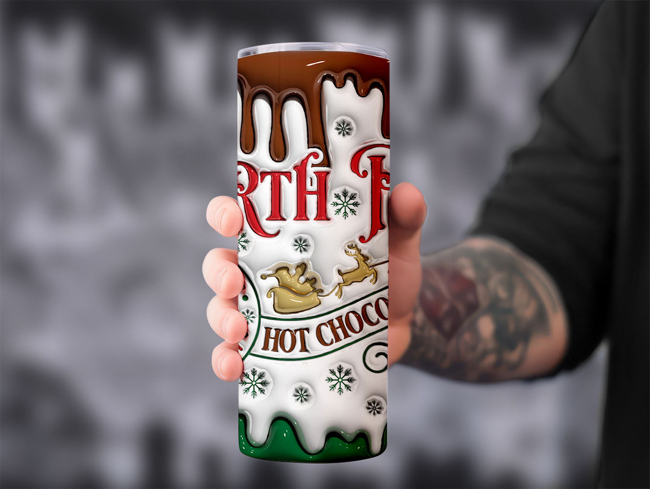 North Pole Hot Chocolate Co 20 oz tumbler