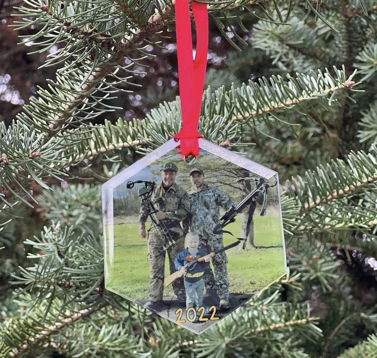 Glass personalizable ornament