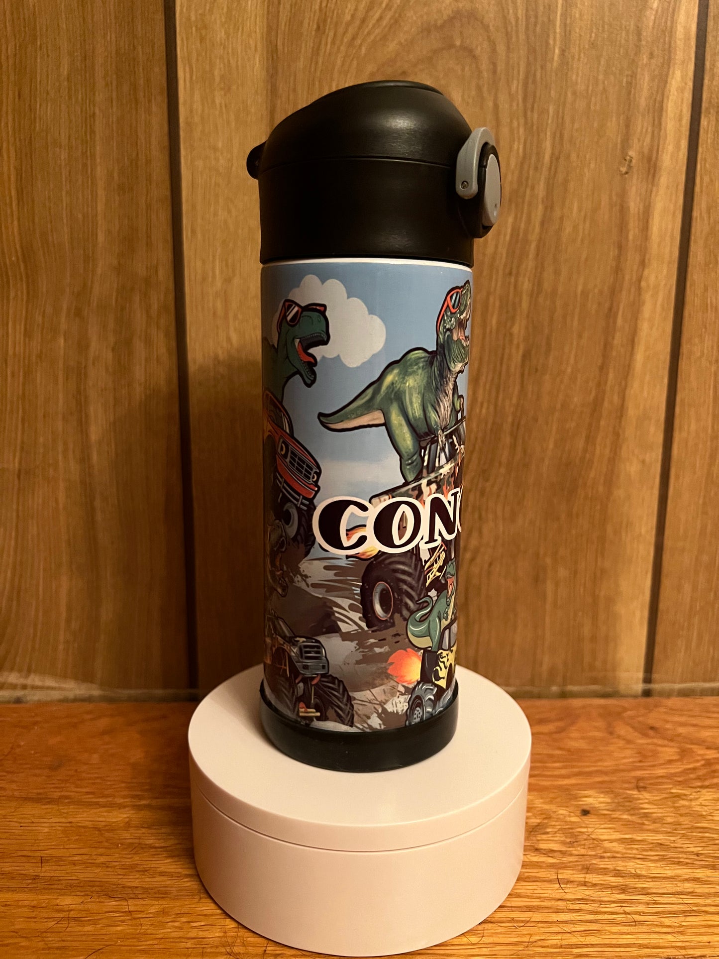 Kids 12oz dinosaur roar tumbler